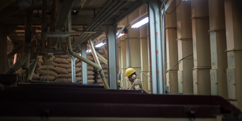 Planta de la trilladora Santa Teresita